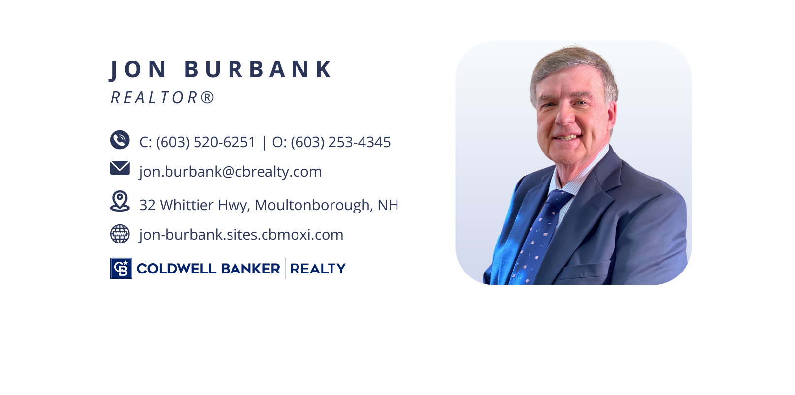 Jon Burbank - Website Materials